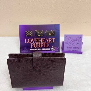 Louis Vuitton Agenda PM Taiga Leather Burgundy